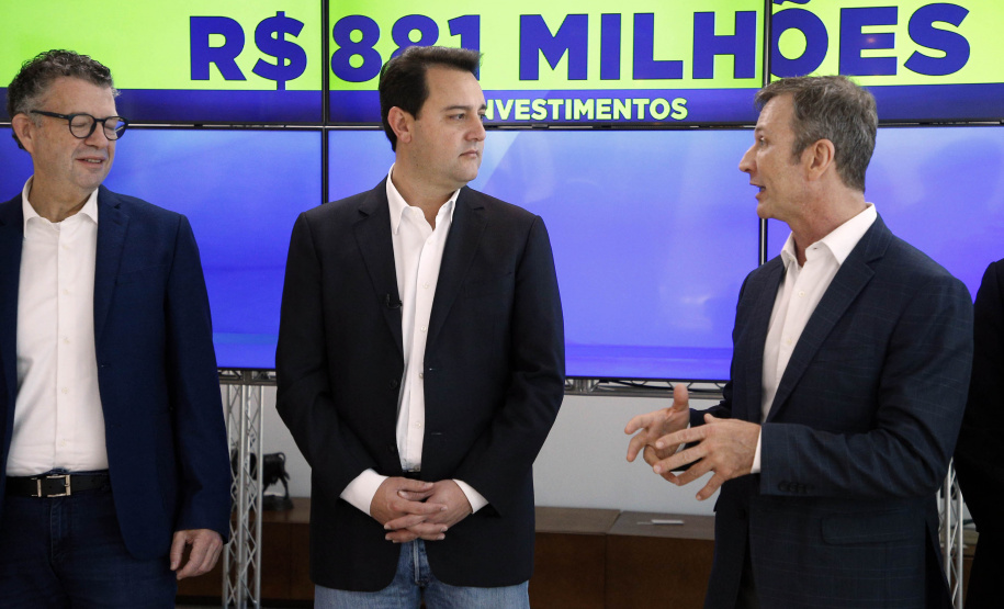 Governador Carlos Massa Ratinho Junior, recebeu representantes da empresa Volvo, que anunciaram investimentos de R$ 881 milhões na fabrica de Curitiba -