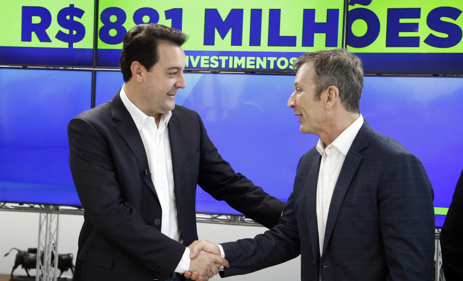 Governador Carlos Massa Ratinho Junior, recebeu representantes da empresa Volvo, que anunciaram investimentos de R$ 881 milhões na fabrica de Curitiba -