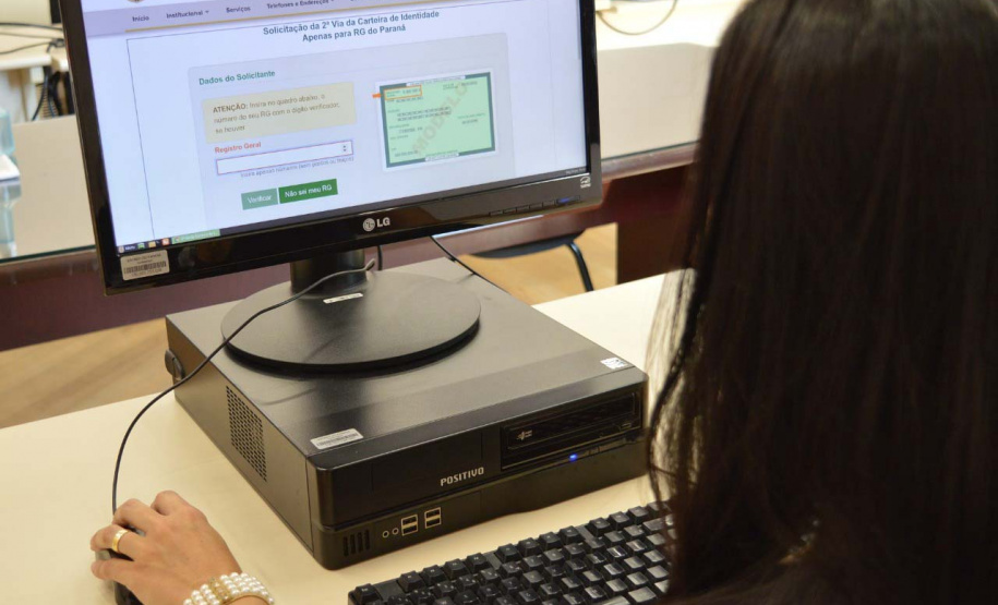 PCPR emite 62% das segundas vias de RG pela internet em Curitiba