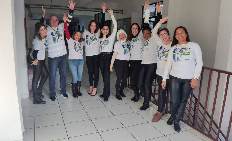 Mutirão da vacinação.