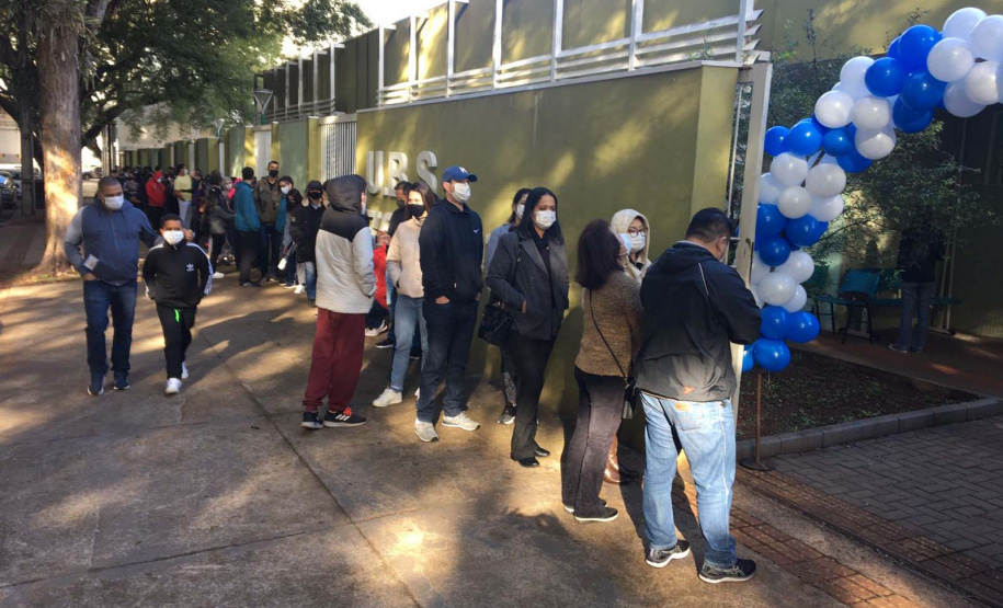 Mutirão da vacinação.