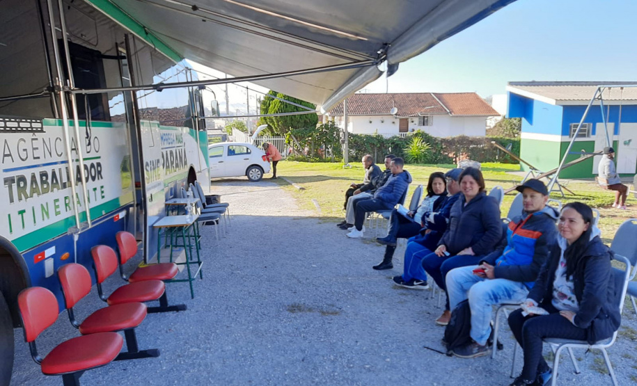 Agência do Trabalhador Itinerante encaminha 469 pessoas em Curitiba e Região Metropolitana