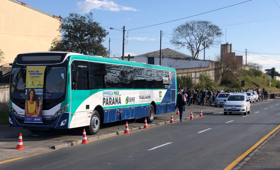 Agência do Trabalhador Itinerante encaminha 469 pessoas em Curitiba e Região Metropolitana