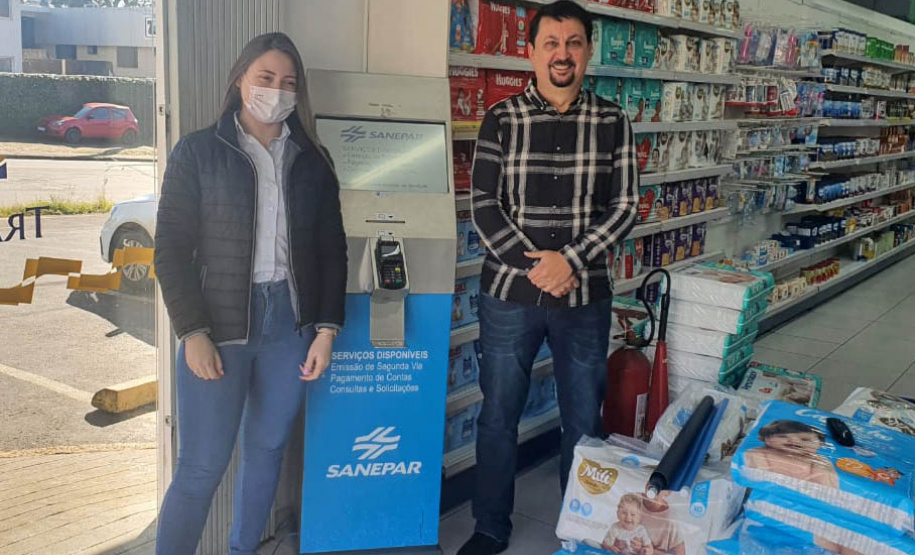 Sanepar instala totem em Guarapuava para descentralizar autoatendimento ao cliente