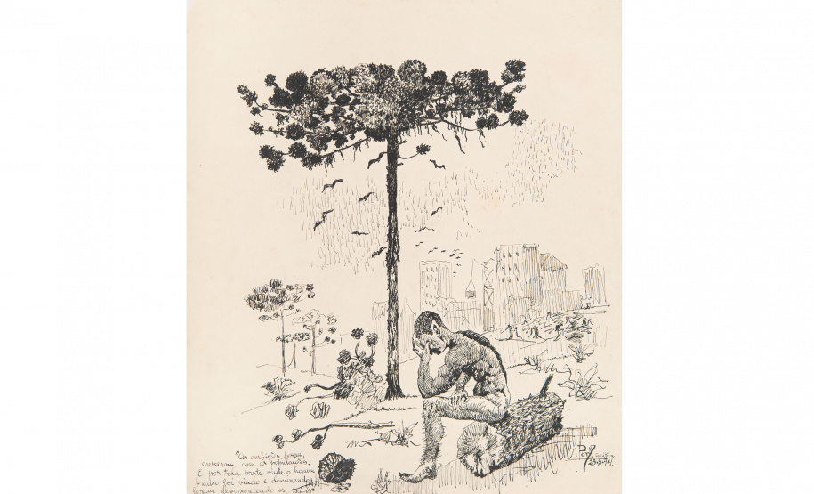 MON realiza exposição inédita de obras de Poty Lazzarotto que fazem parte do seu acervo