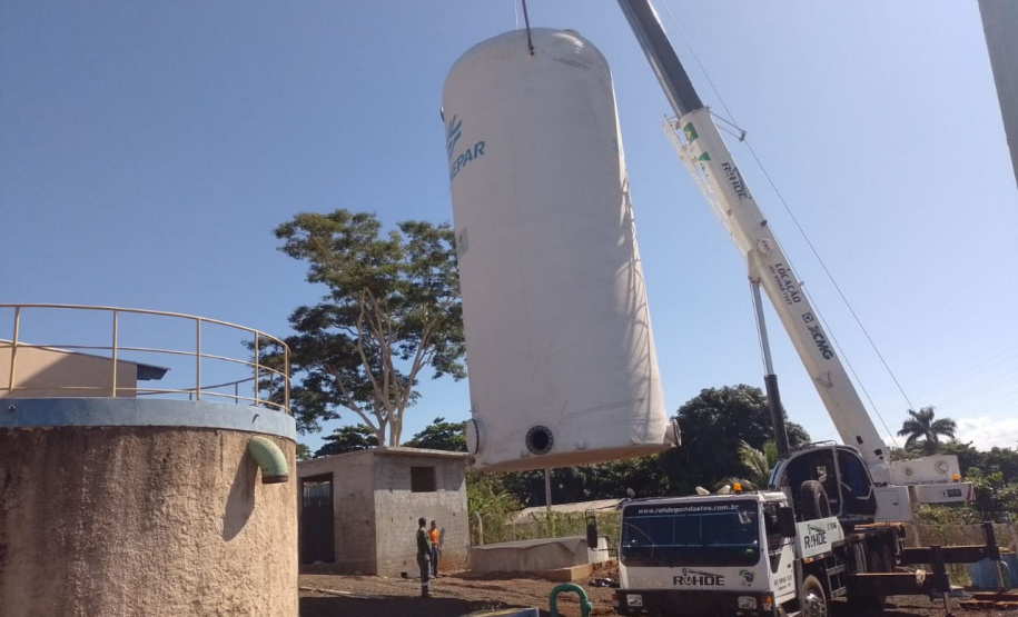 Sanepar moderniza sistema de bombeamento de água em Guaíra