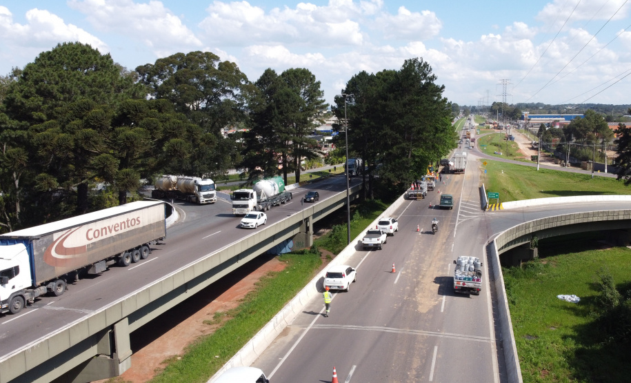Começam as obras de reforço na segurança e iluminação no Contorno Sul de Curitiba