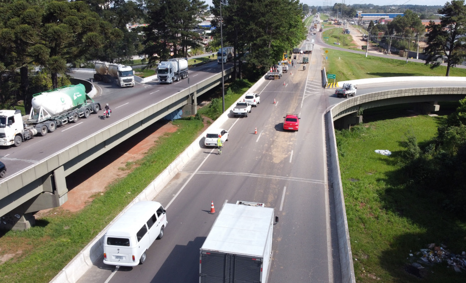Começam as obras de reforço na segurança e iluminação no Contorno Sul de Curitiba