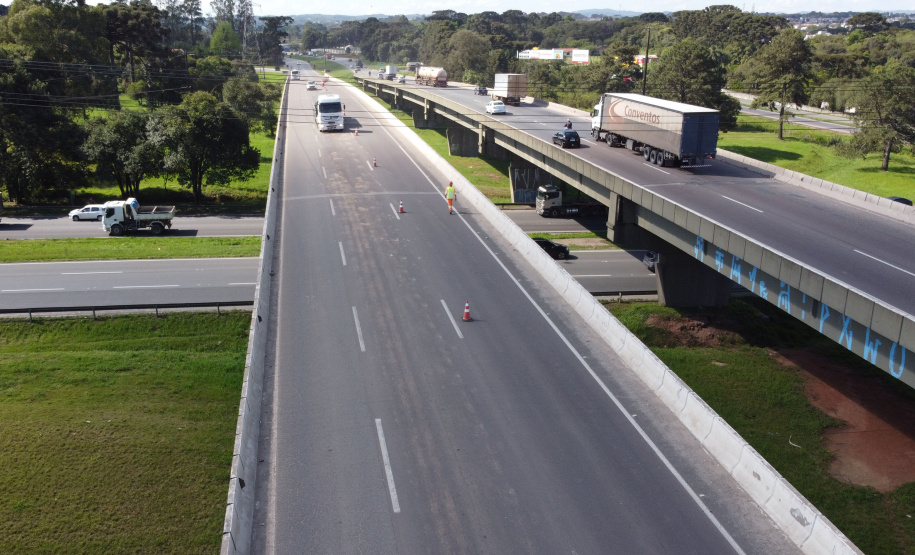 Começam as obras de reforço na segurança e iluminação no Contorno Sul de Curitiba