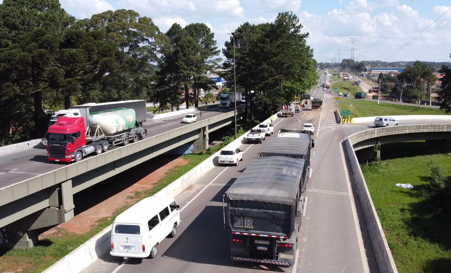 Começam as obras de reforço na segurança e iluminação no Contorno Sul de Curitiba