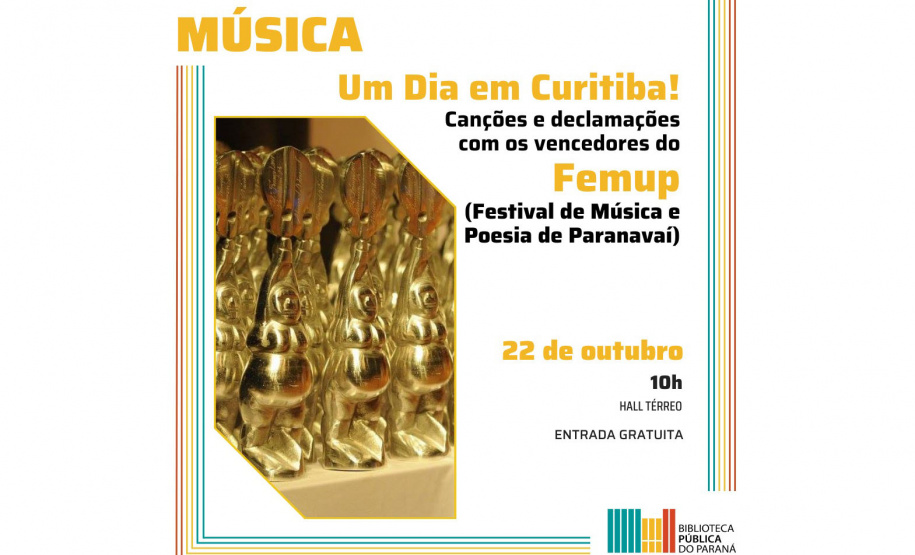 Biblioteca Pública sedia evento do Festival de Música e Poesia de Paranavaí