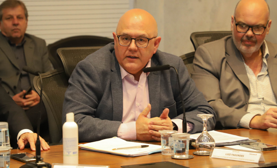 Governador Carlos Massa Ratinho Junior em agenda com Ministro da Infraestrutura Marcelo Sampaio. Foto: Ari Dias/AEN.