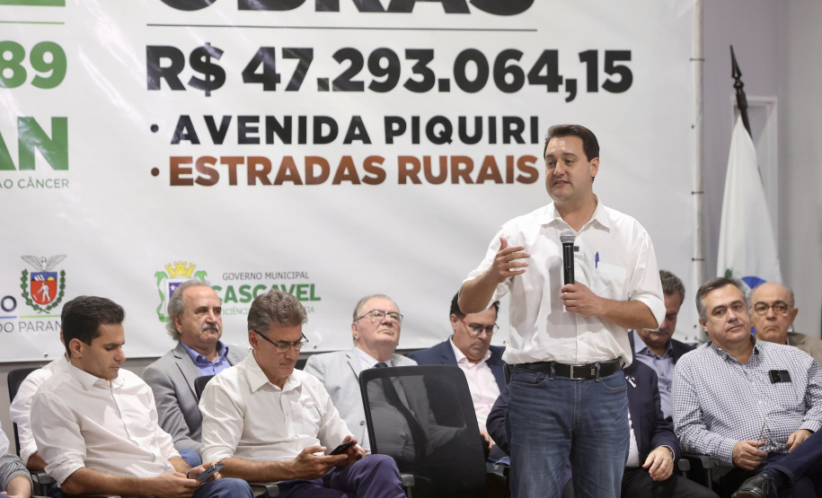 Parceria do Estado, Itaipu e prefeitura viabiliza R$ 47,3 milhões para pavimentação em Cascavel