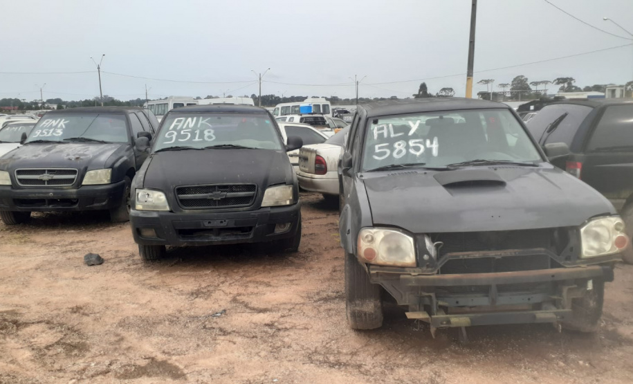 Estado divulga novo leilão com mais de 300 veículos disponíveis