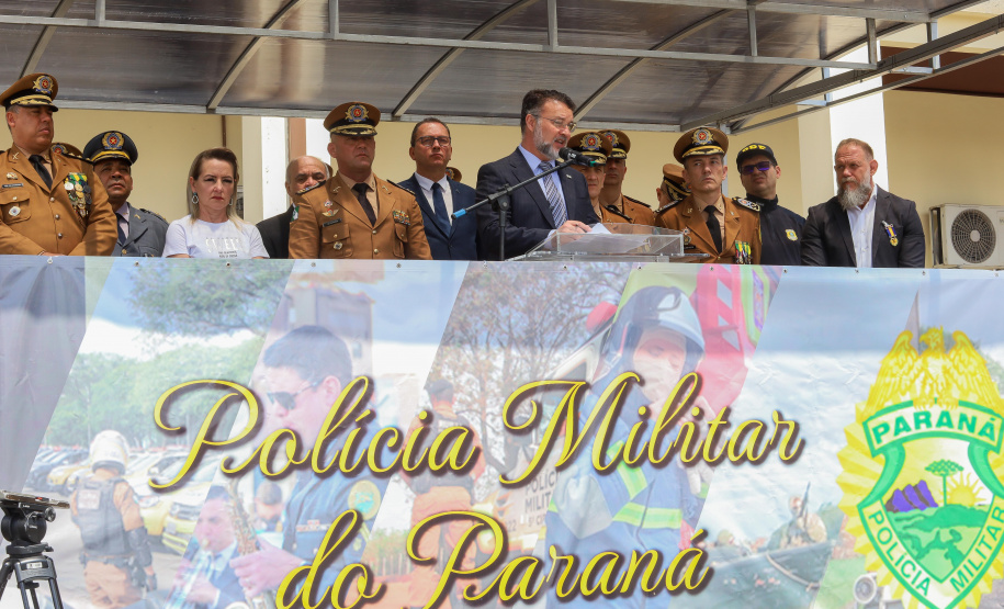 Polícia Militar do Paraná homenageia policiais que participaram da Operação Guarapuava