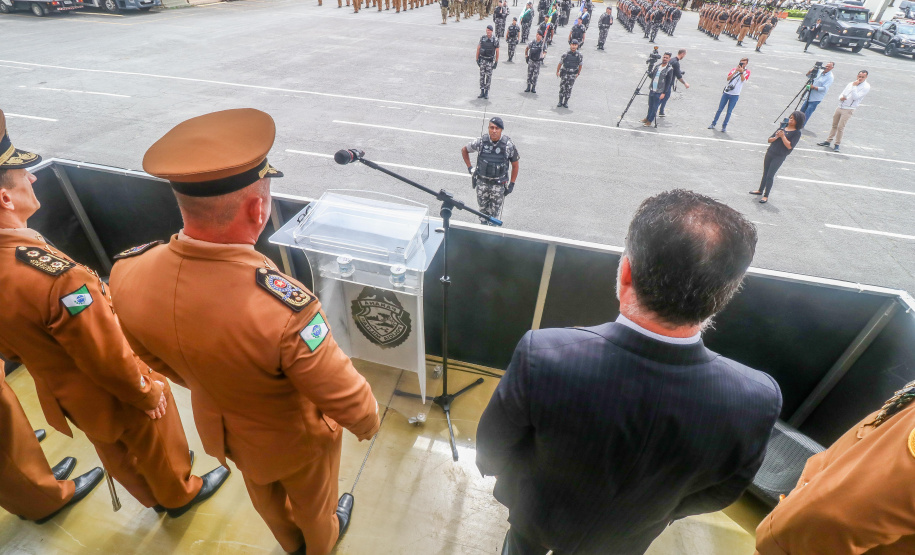Polícia Militar do Paraná homenageia policiais que participaram da Operação Guarapuava