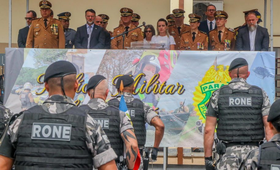 Polícia Militar do Paraná homenageia policiais que participaram da Operação Guarapuava