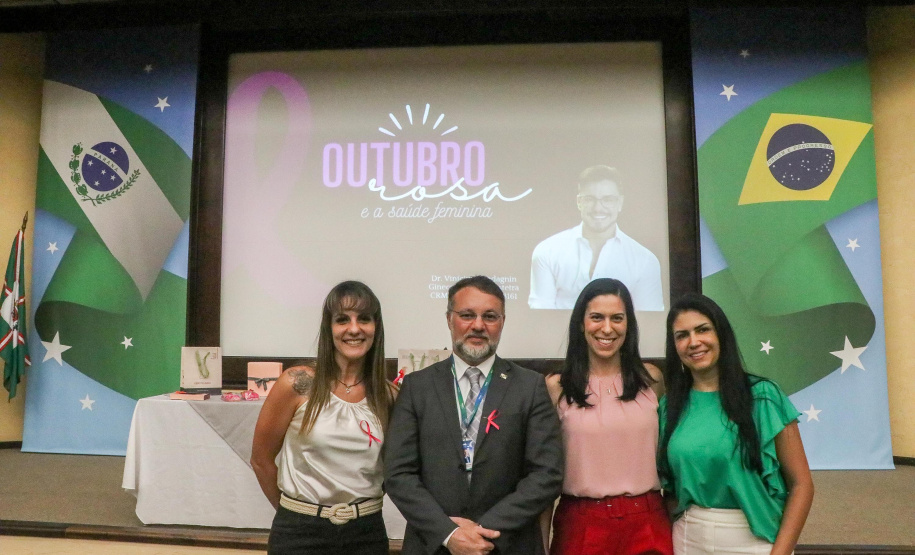 Segurança conscientiza servidoras sobre o Outubro Rosa