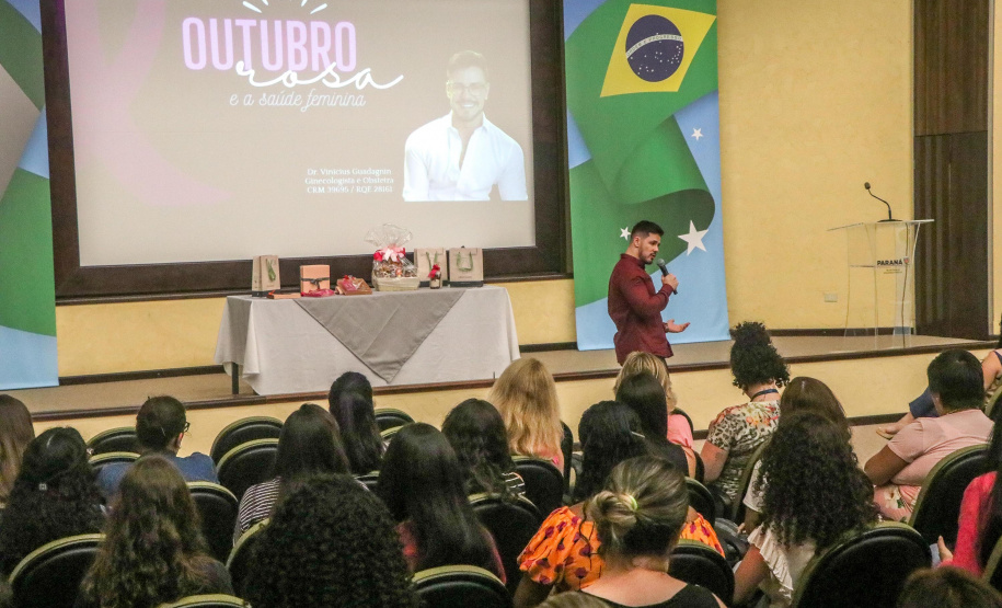 Segurança conscientiza servidoras sobre o Outubro Rosa