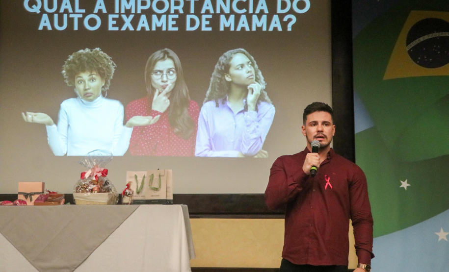 Segurança conscientiza servidoras sobre o Outubro Rosa