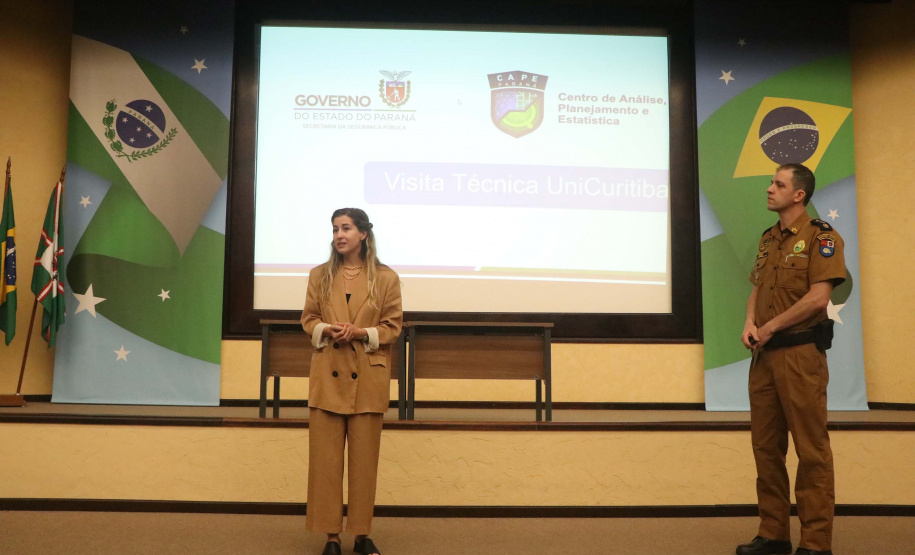 Segurança recebe alunos do curso de Criminologia da Unicuritiba para visita técnica