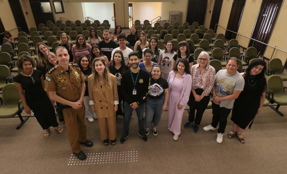 Segurança recebe alunos do curso de Criminologia da Unicuritiba para visita técnica