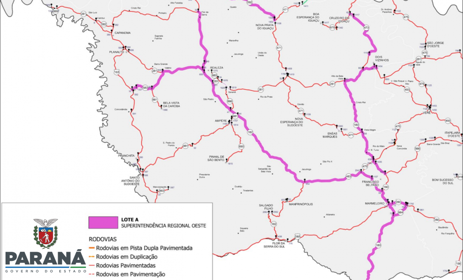 Nova etapa da licitação para conservar 256 km de rodovias do Sudoeste acontece no dia 11