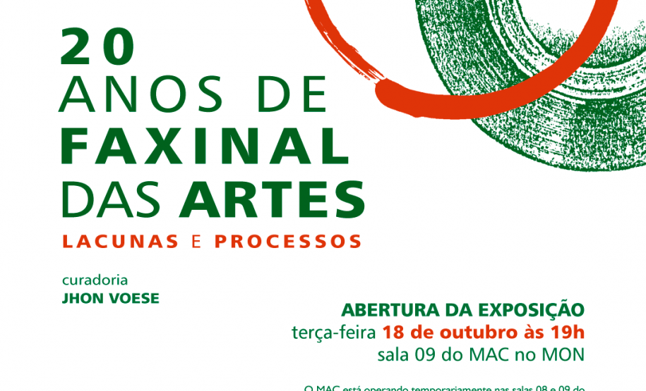 MAC Paraná inaugura mostra que apresenta os 20 anos de Faxinal das Artes