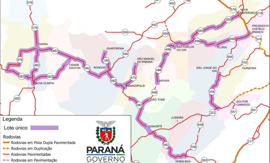 Obras de conservação de rodovias em Tapira e Nova Olímpia estão quase concluídas