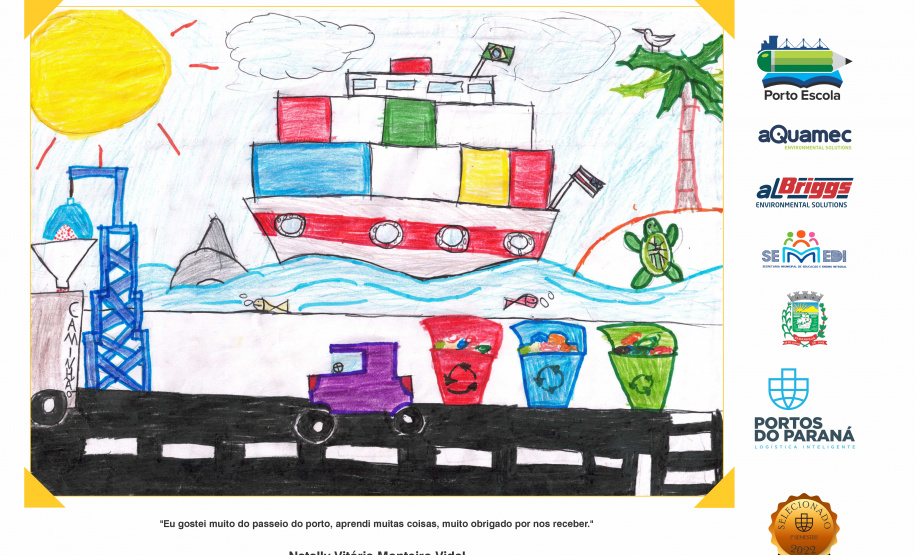 "Após a pandemia, projeto Porto Escola volta a premiar 15 crianças parangonaras"