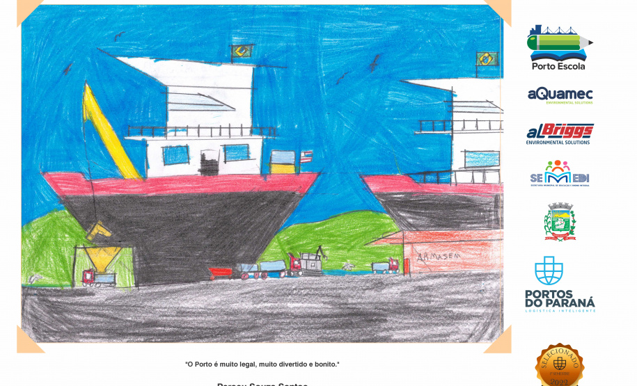 "Após a pandemia, projeto Porto Escola volta a premiar 15 crianças parangonaras"