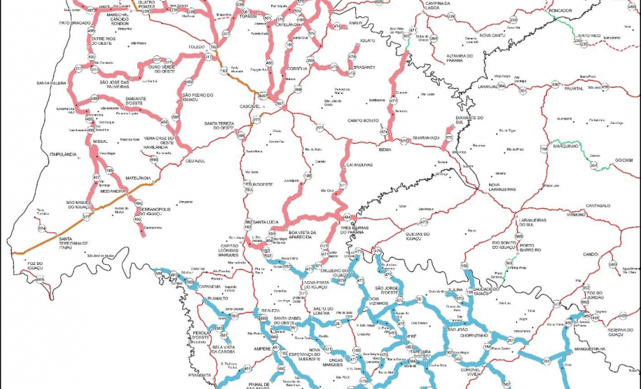 DER/PR está contratando serviço de poda de árvores em rodovias do Oeste e Sudoeste