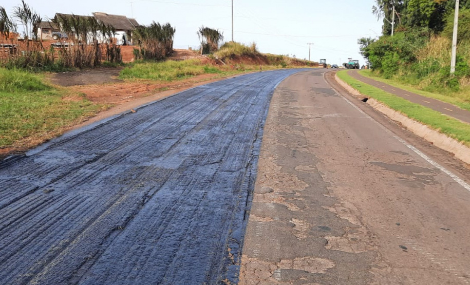 Estado conclui obras de conservação do trecho urbano da PR-082 em Terra Boa