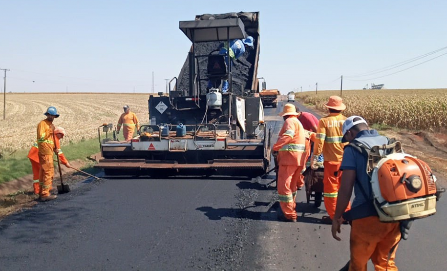 Programa de Conservação de Pavimentos do DER/PR atende rodovia de Quarto Centenário