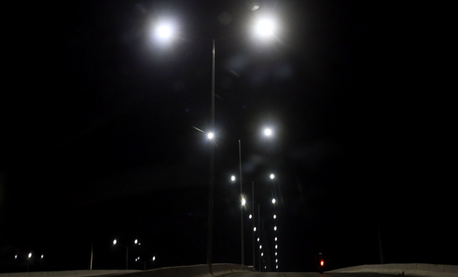 Governo conclui instalação de nova iluminação na rodovia João Leopoldo Jacomel