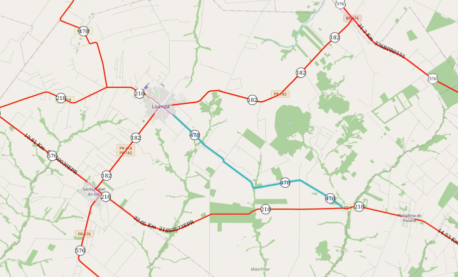 Trecho não pavimentado de rodovia em Loanda recebe serviços de conservação