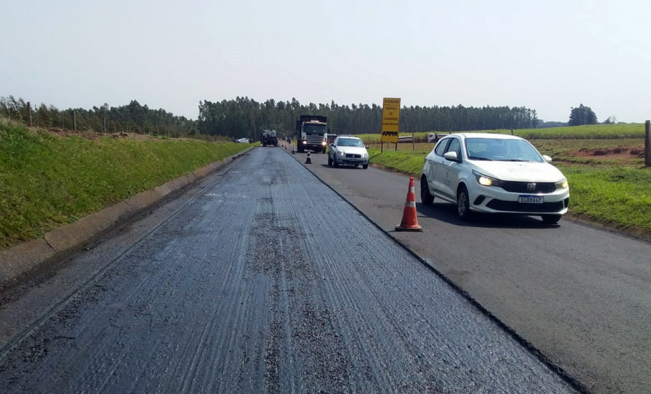 Governo executa reparos em 35 quilômetros de rodovia entre Cianorte e Araruna