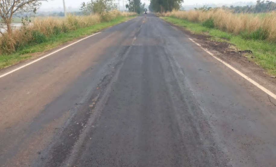 Governo realiza obras de conservação da PR-576 no Noroeste do Paraná