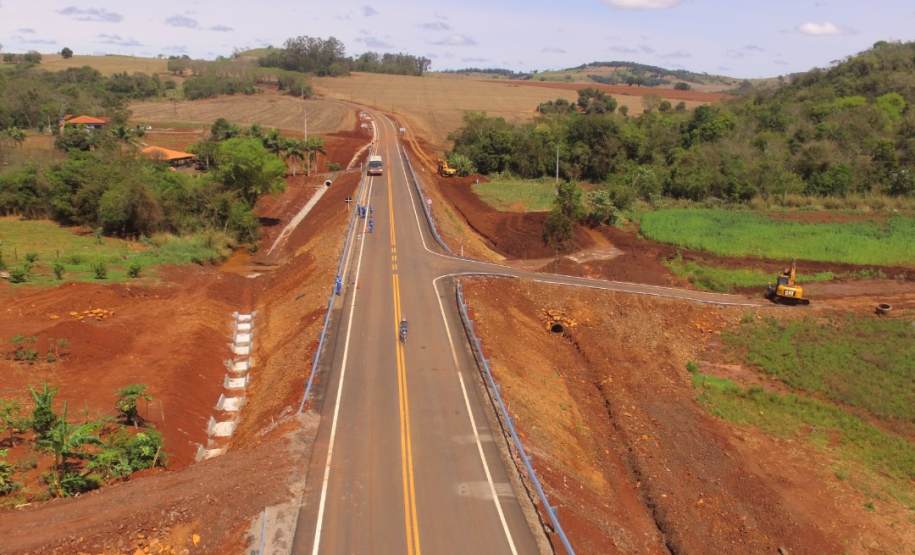 DER/PR está finalizando obras para acabar com alagamentos em rodovia no Vale do Ivaí