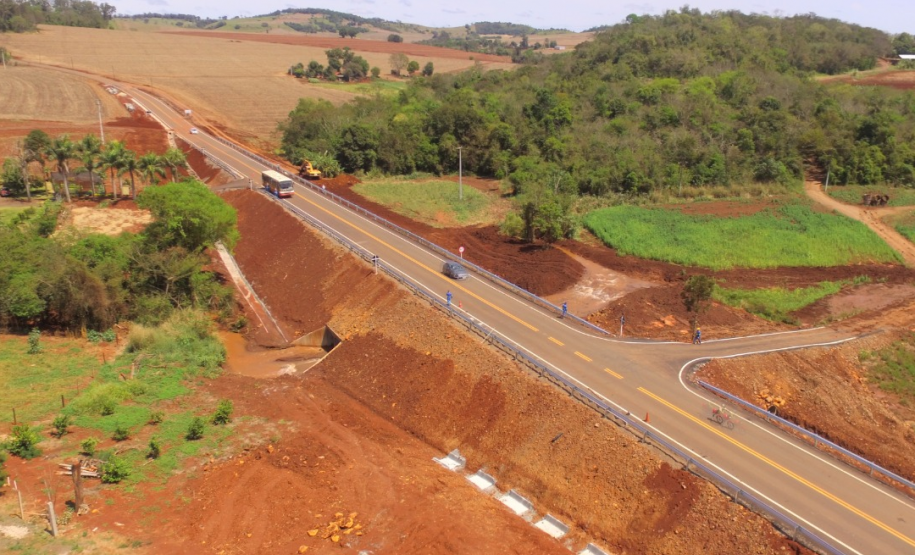 DER/PR está finalizando obras para acabar com alagamentos em rodovia no Vale do Ivaí