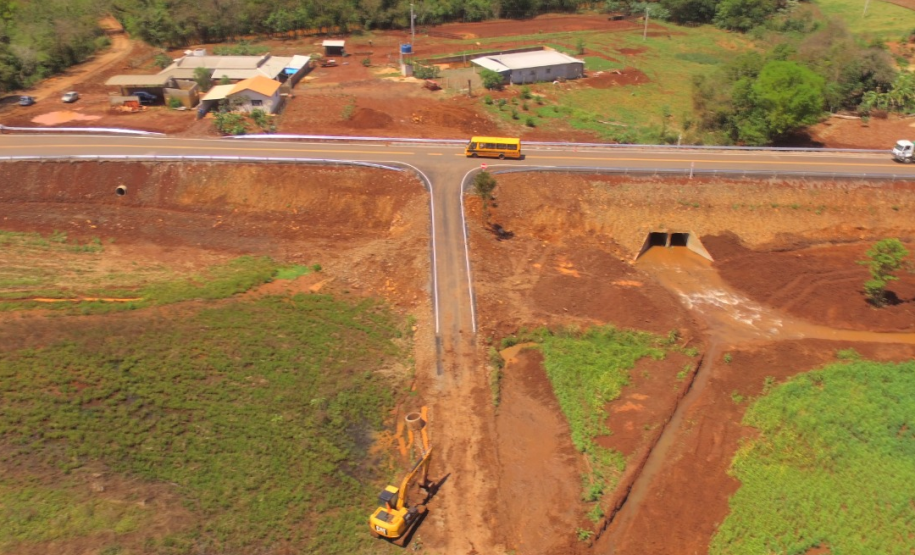DER/PR está finalizando obras para acabar com alagamentos em rodovia no Vale do Ivaí