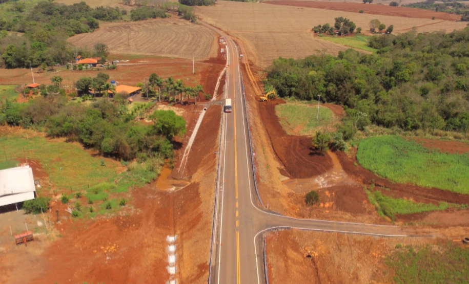DER/PR está finalizando obras para acabar com alagamentos em rodovia no Vale do Ivaí