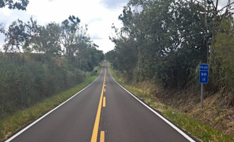 Rodovia entre Douradina e Maria Helena recebe reforço de segurança viária pelo Proseg Paraná