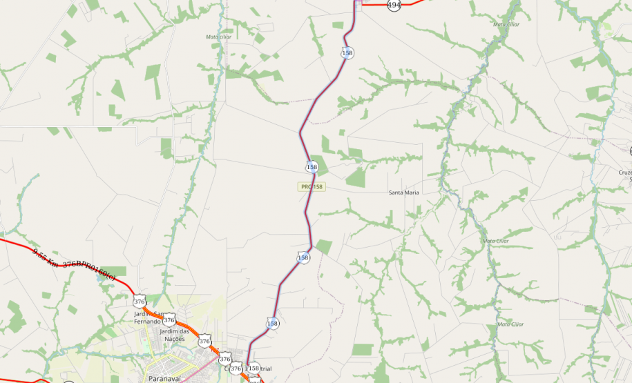 Rodovia entre Paranavaí e São João do Caiuá recebe reforço na sinalização