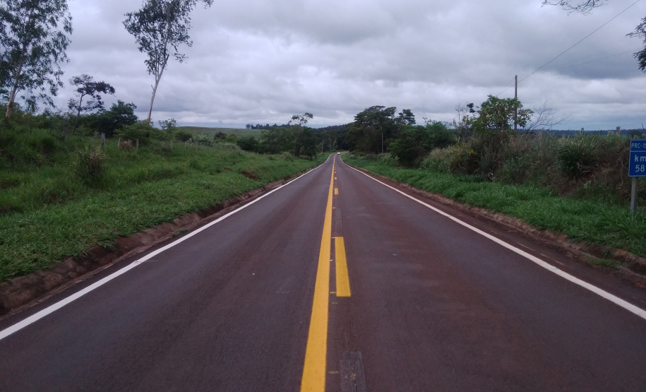 Rodovia entre Paranavaí e São João do Caiuá recebe reforço na sinalização