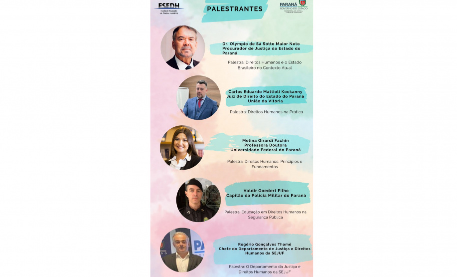 Estado promove seminário sobre educação em Direitos Humanos nesta quinta-feira