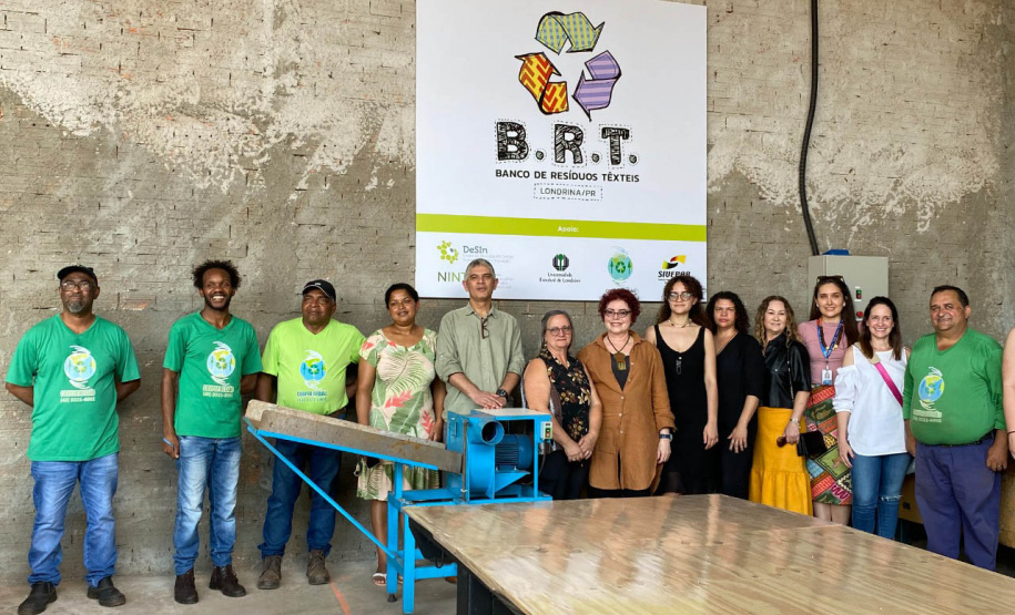 Banco de Resíduos Têxteis é inaugurado em Londrina