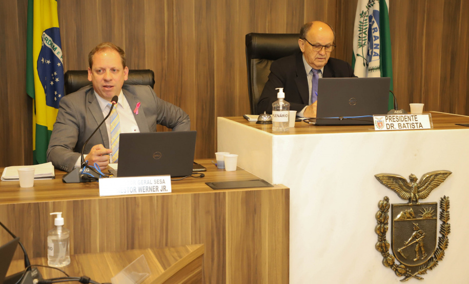 A Secretaria de Estado da Saúde (Sesa) apresenta o relatório detalhado de contas do 2º quadrimestre de 2022 nesta quarta-feira (26) na Assembleia Legislativa do Paraná (Alep).