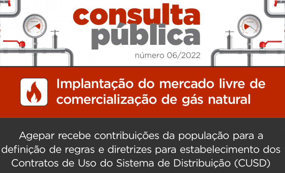Mercado livre de comercialização de gás natural no Paraná é tema de consulta pública da Agepar