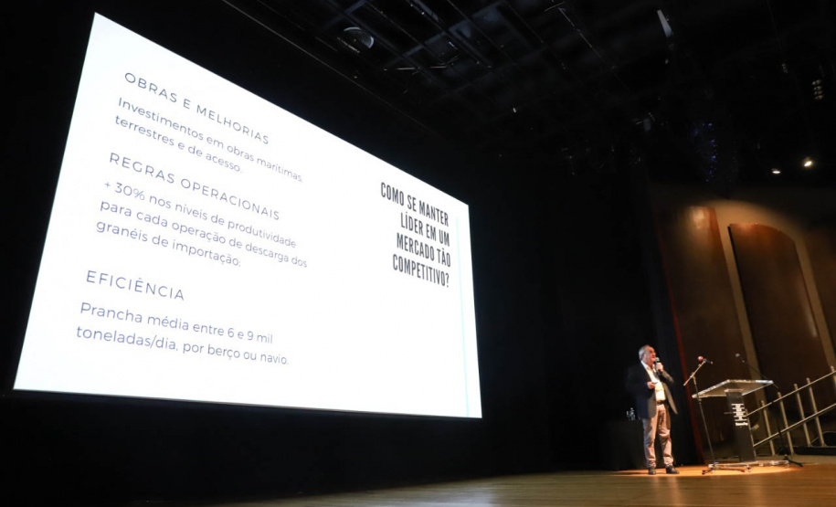 Relevância dos portos paranaenses na importação de fertilizantes é destaque em simpósio